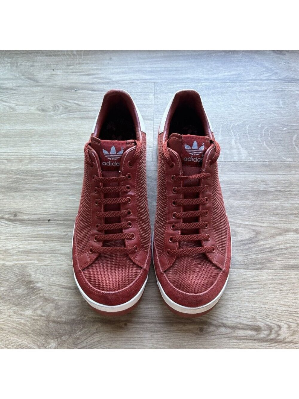 Adidas Rod Laver Mens Shoes Red/Saturn rare Vintage Sneakers Size 12 146405